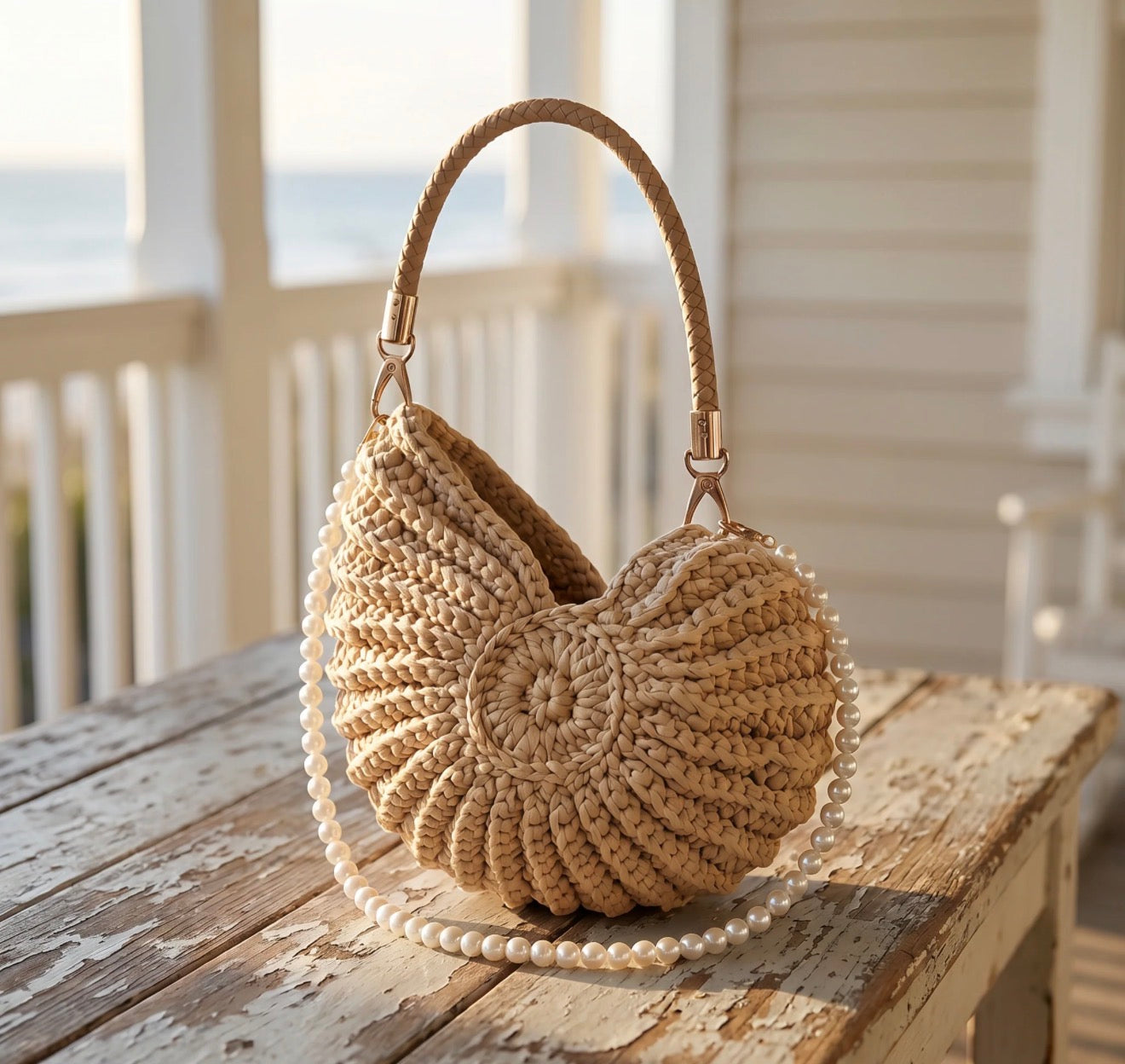 Mazel Shell Handbag