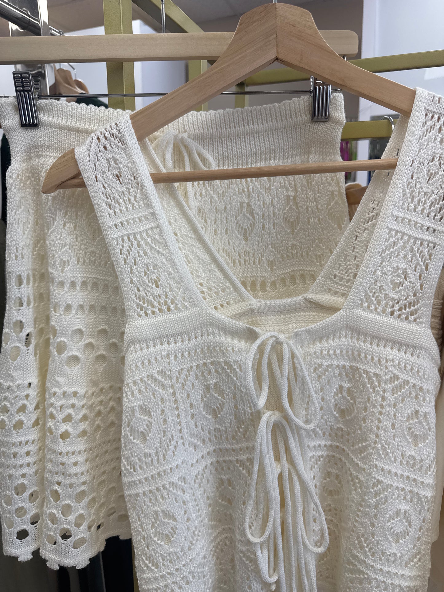 LARA 2 PICES LACE BOHO SET