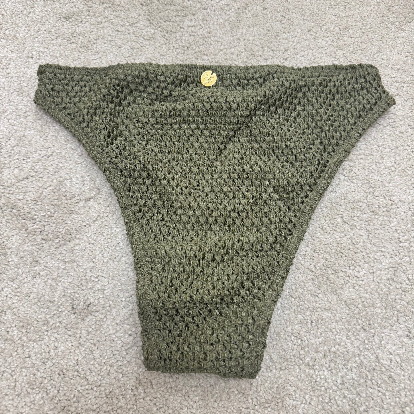 Palma Smocked Tie Bikini Set