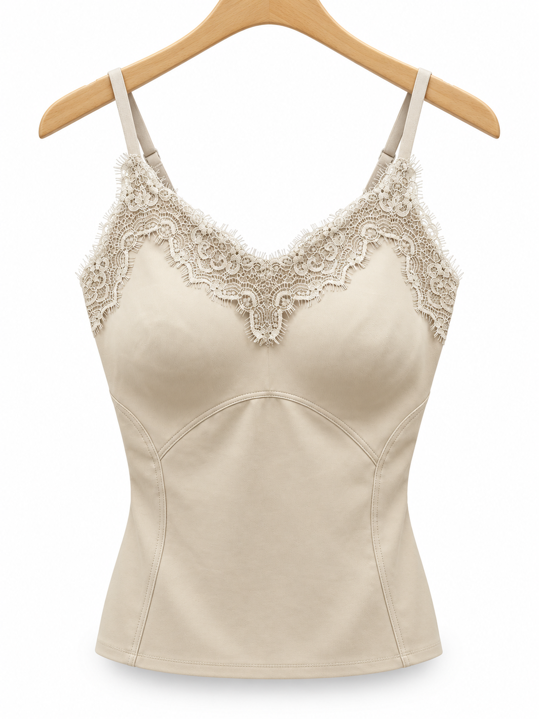 Lace-Trim Seamless Cami