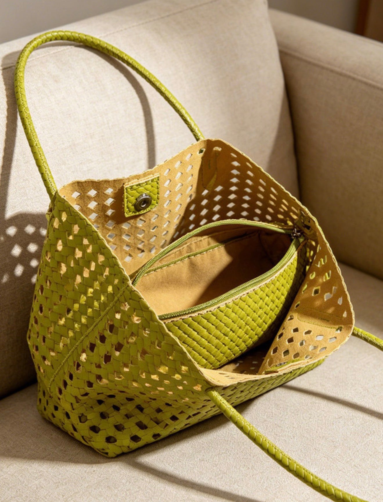 Macha Green Tote Bag