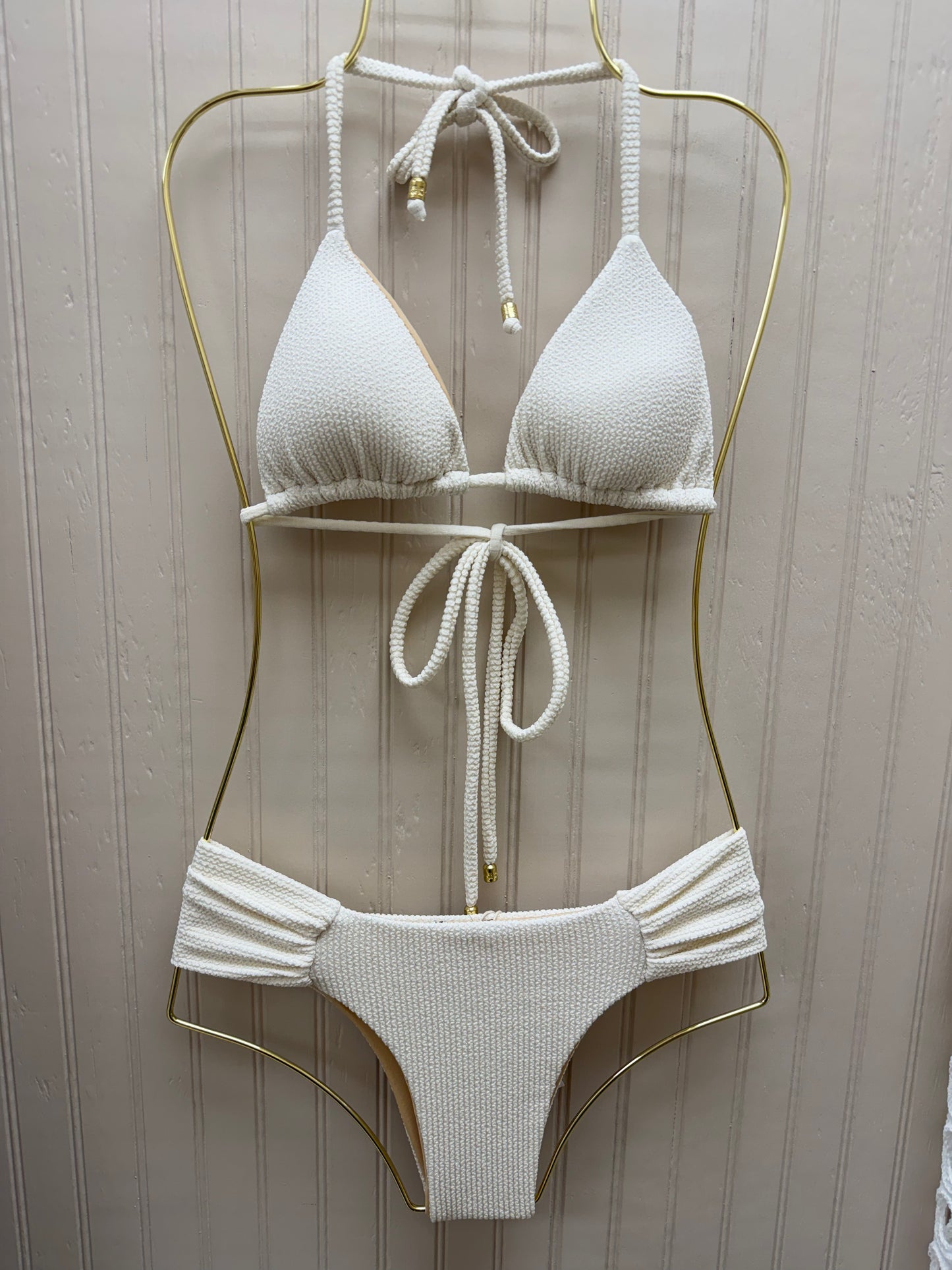 Ivory Ambra Triangle Bikini Set