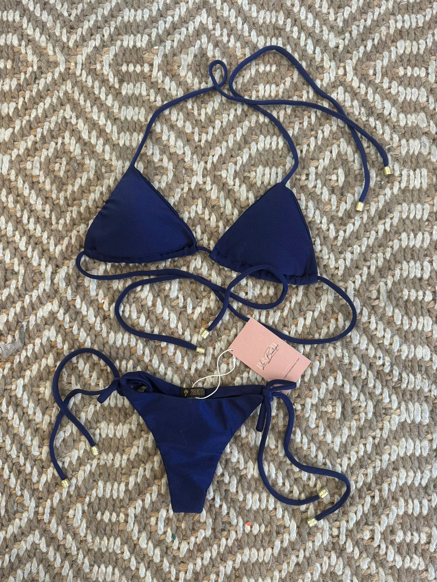 Tie triangle bikini