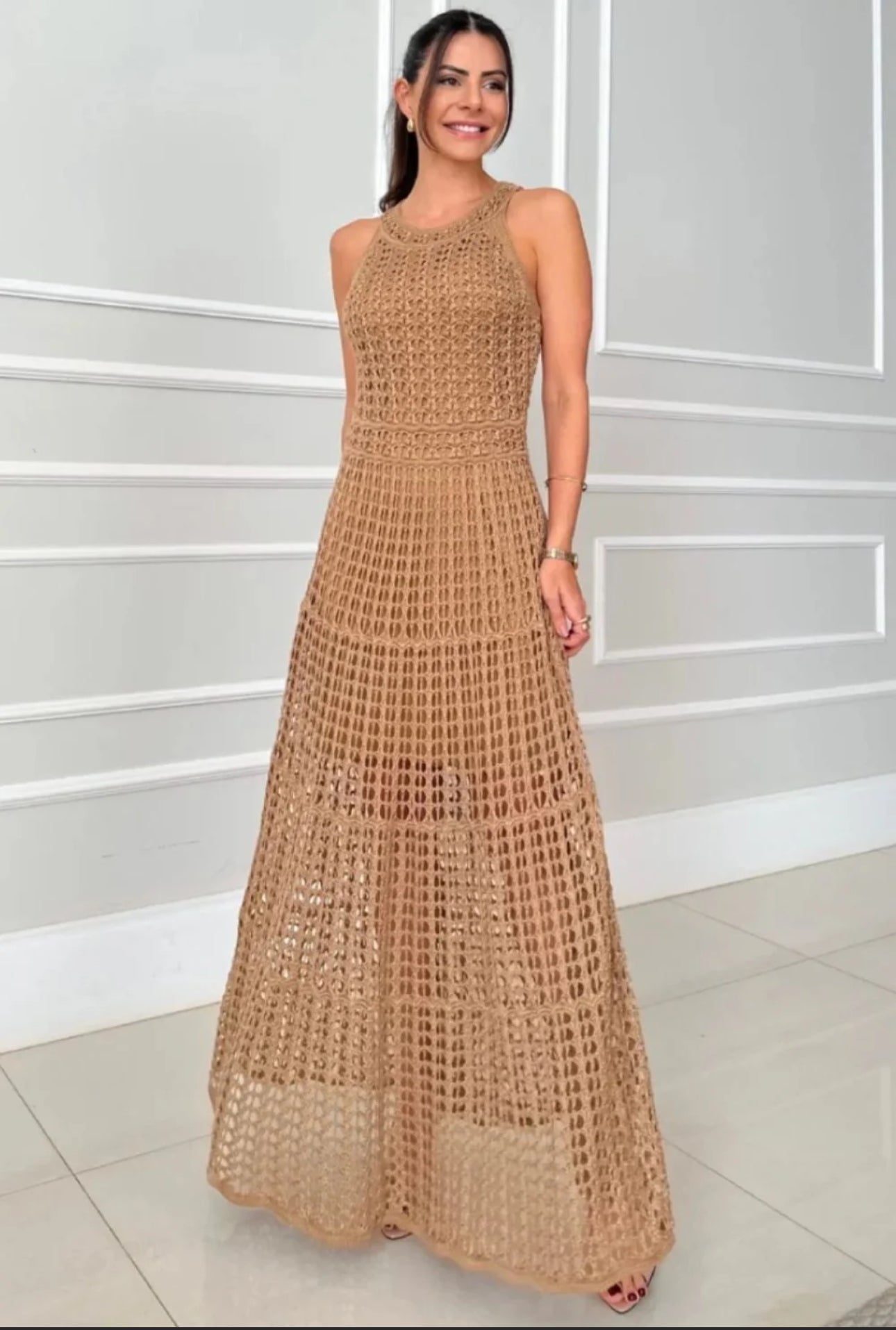 Rendado Crochet Dress