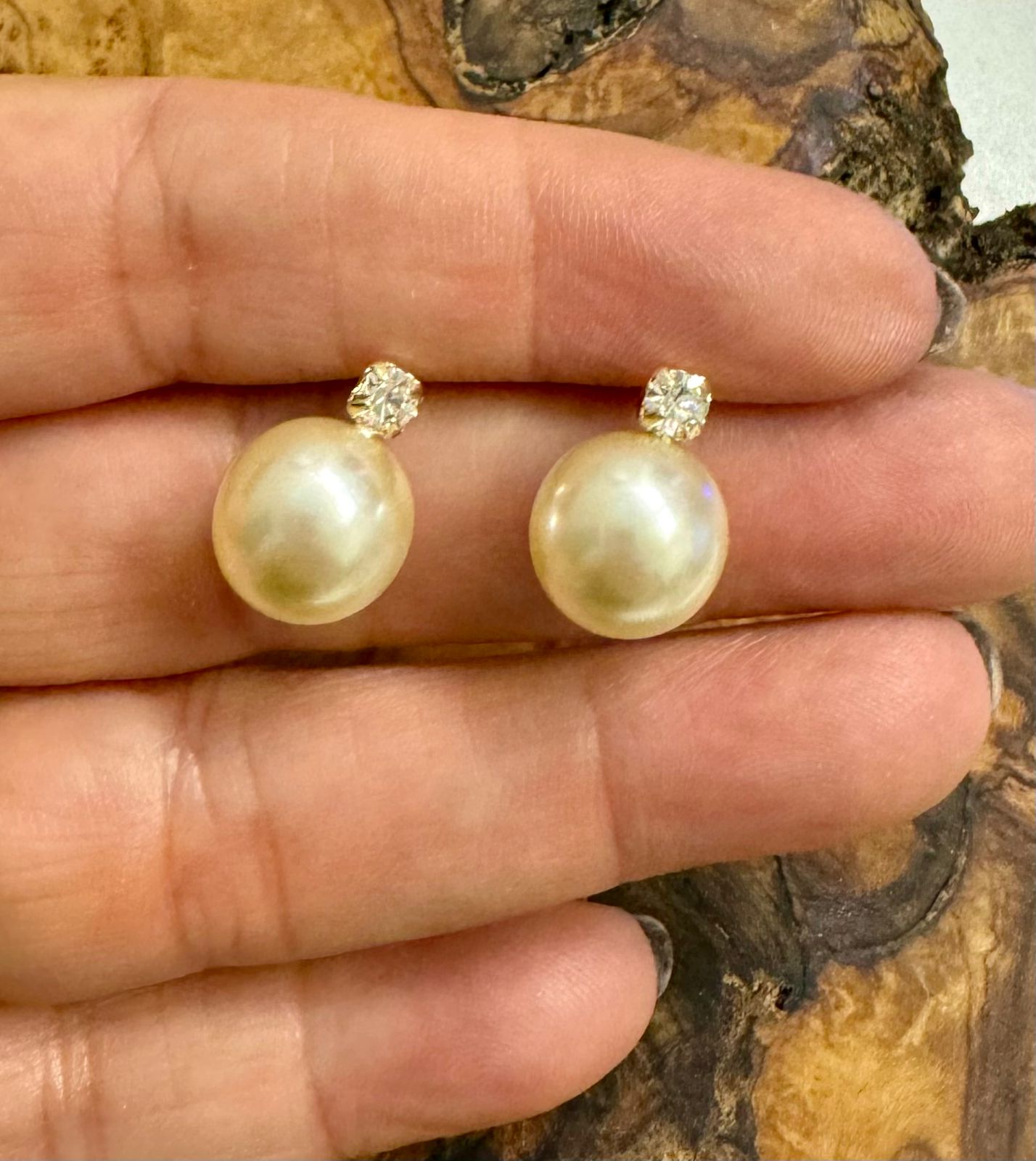 PEARL CZ EARRING