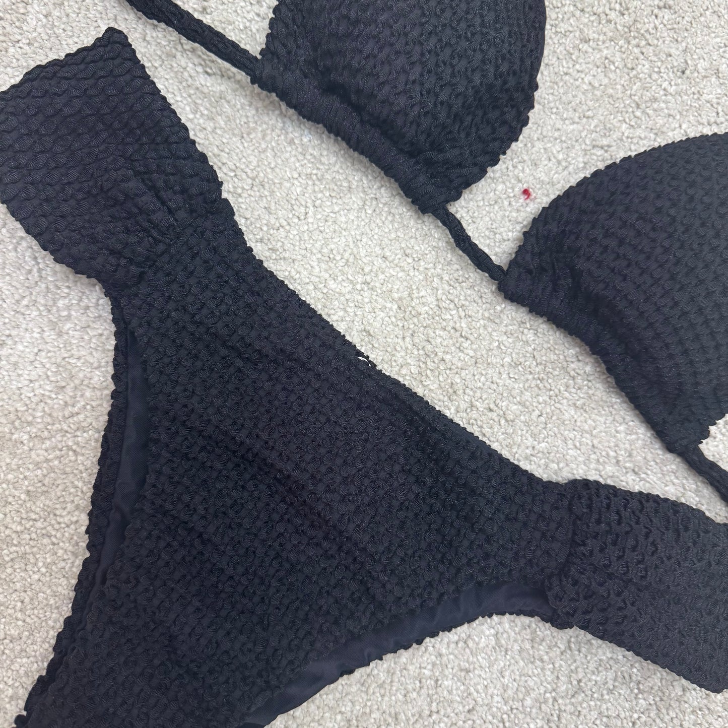 Draped Brazilian Swimsuit Set