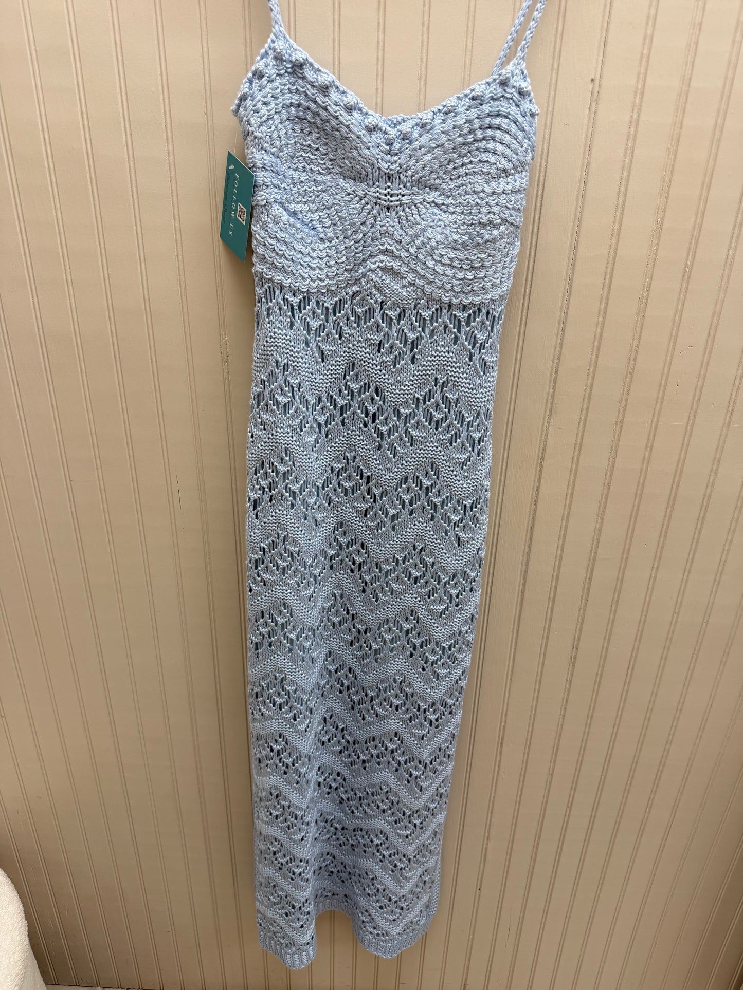 Namaria Spaghetti Strap Crochet knit Maxi Dress
