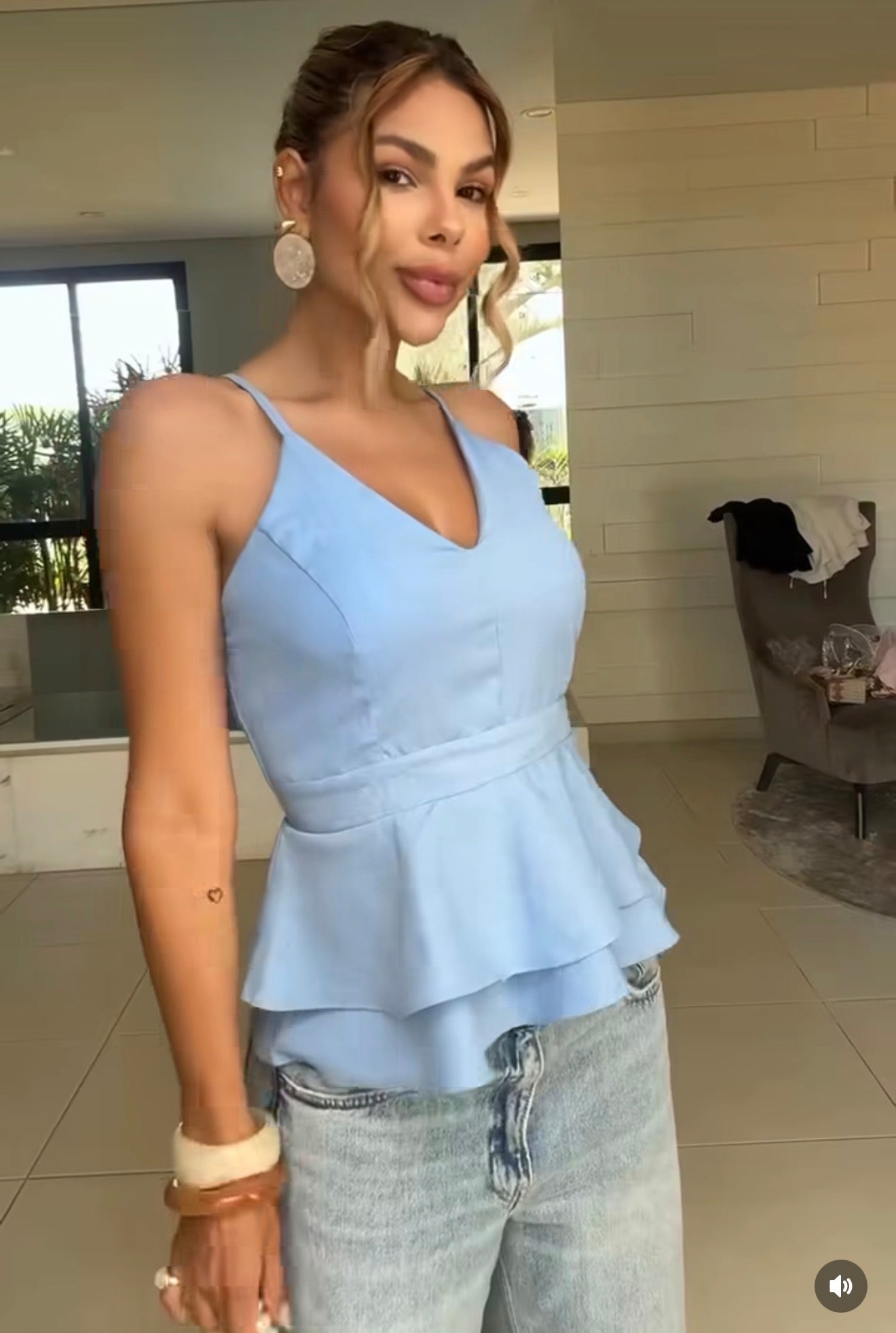 Dax Marrant Peplum Top