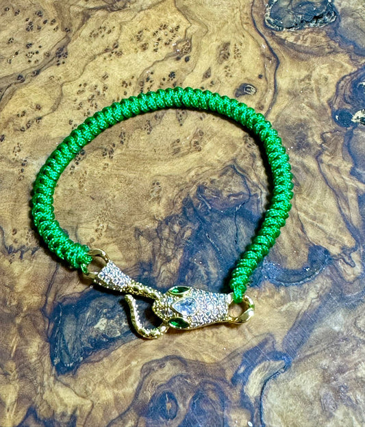 GREEN SNAKE BRACELET