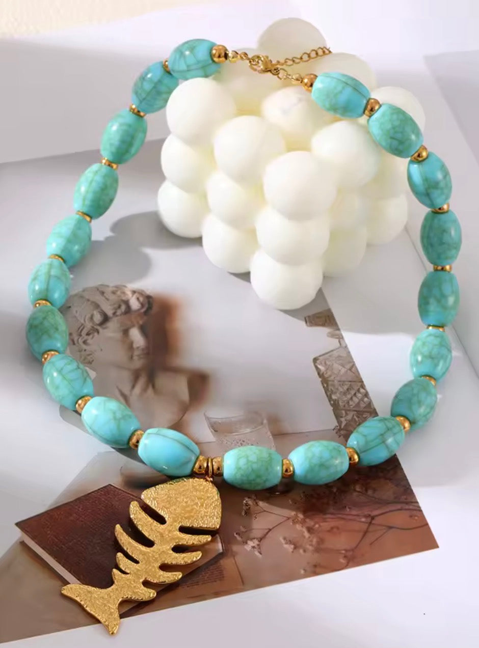 Tropical Fish Statement Necklace