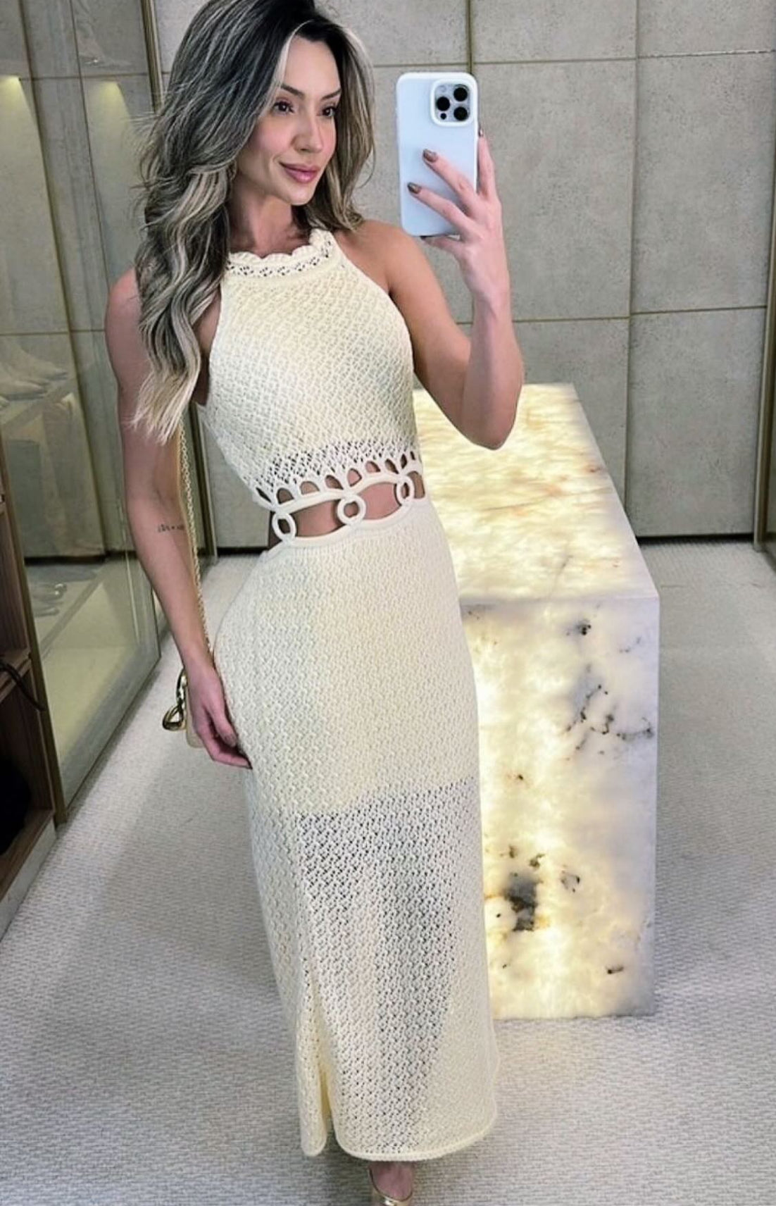 Cancun Brown Midi Dress