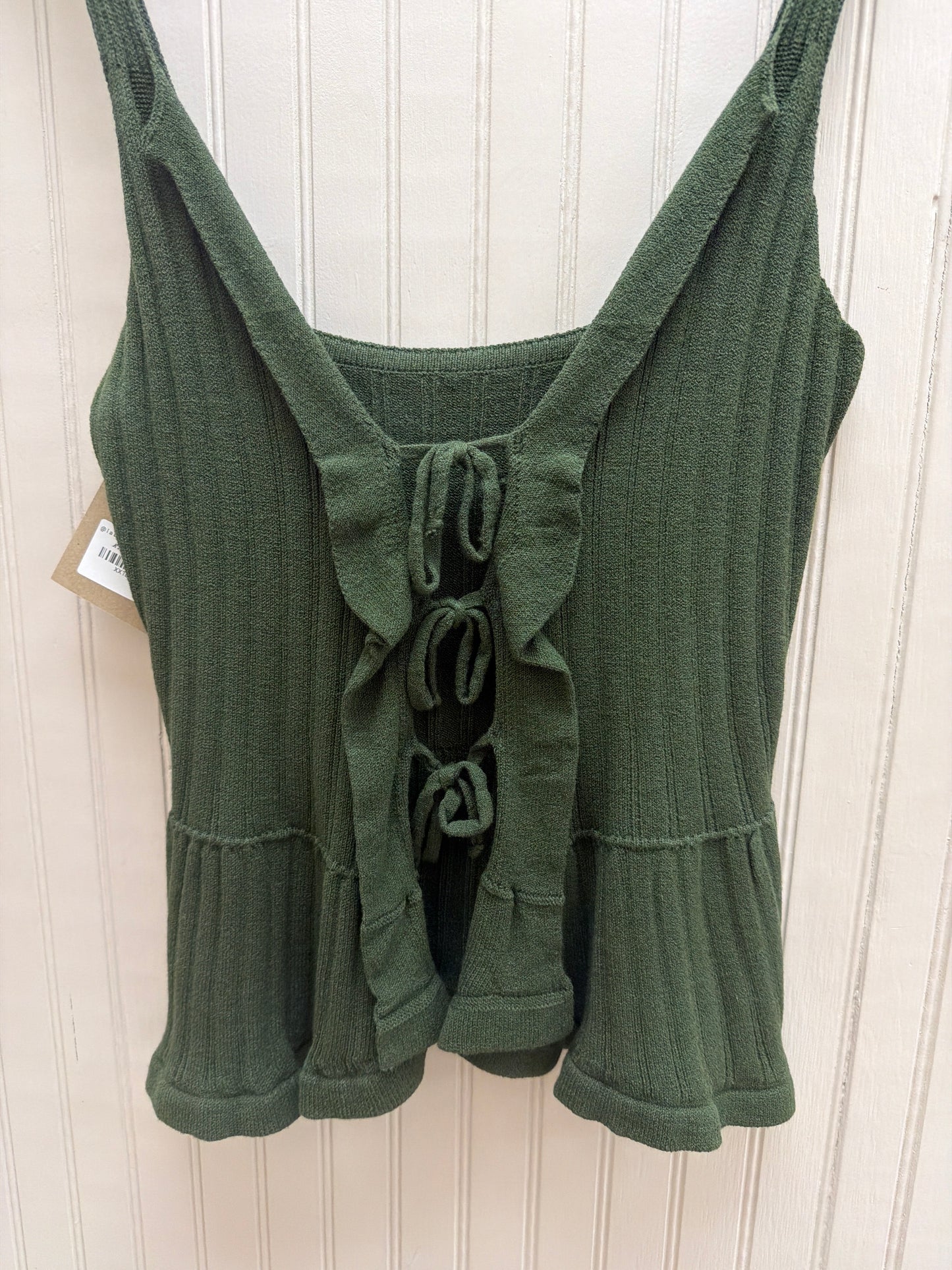 Boho Chic Tricot Tank Top and Ruffle V-Neck