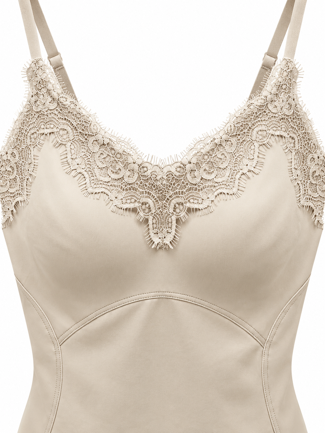 Lace-Trim Seamless Cami