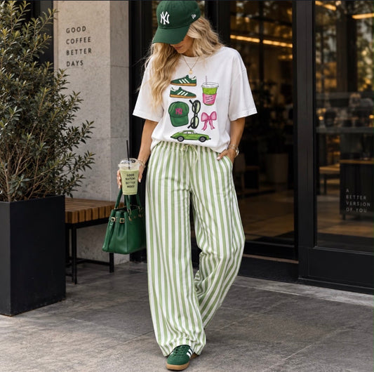 Green Street Style Graphic Tee