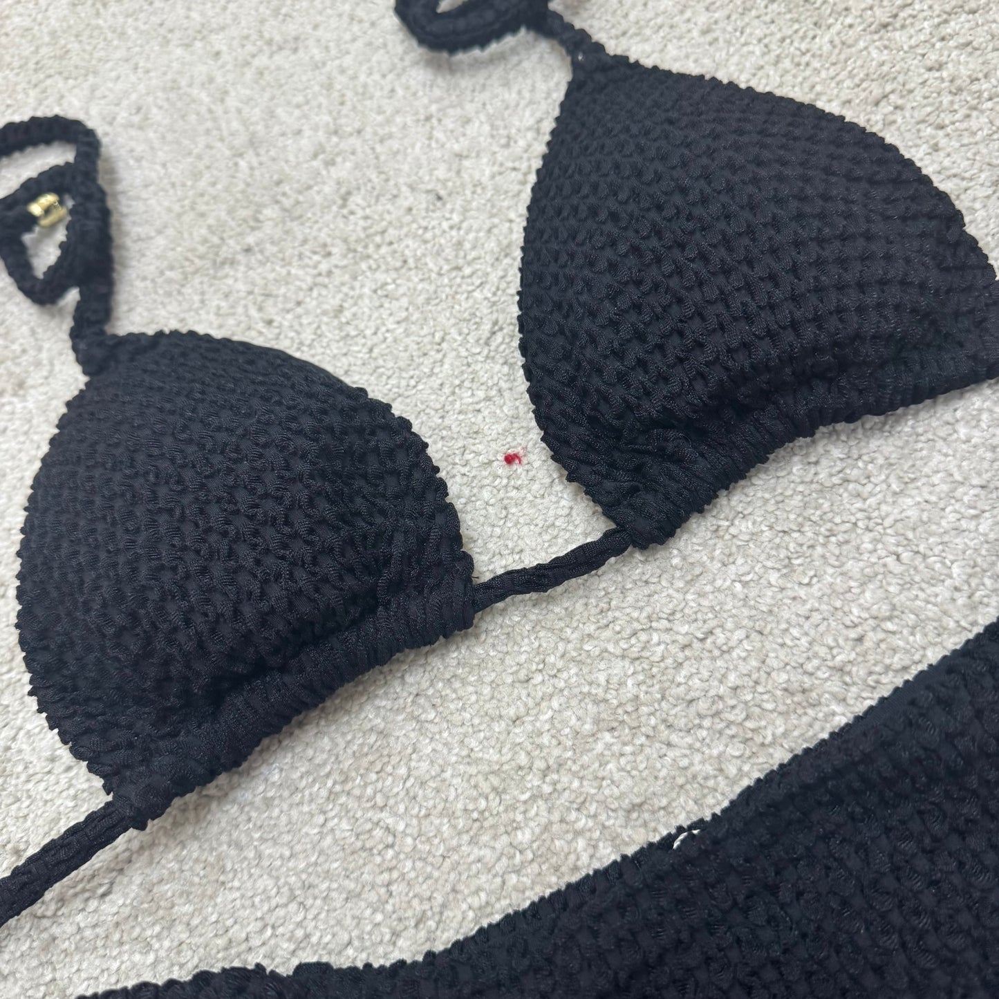 Draped Brazilian Swimsuit Set