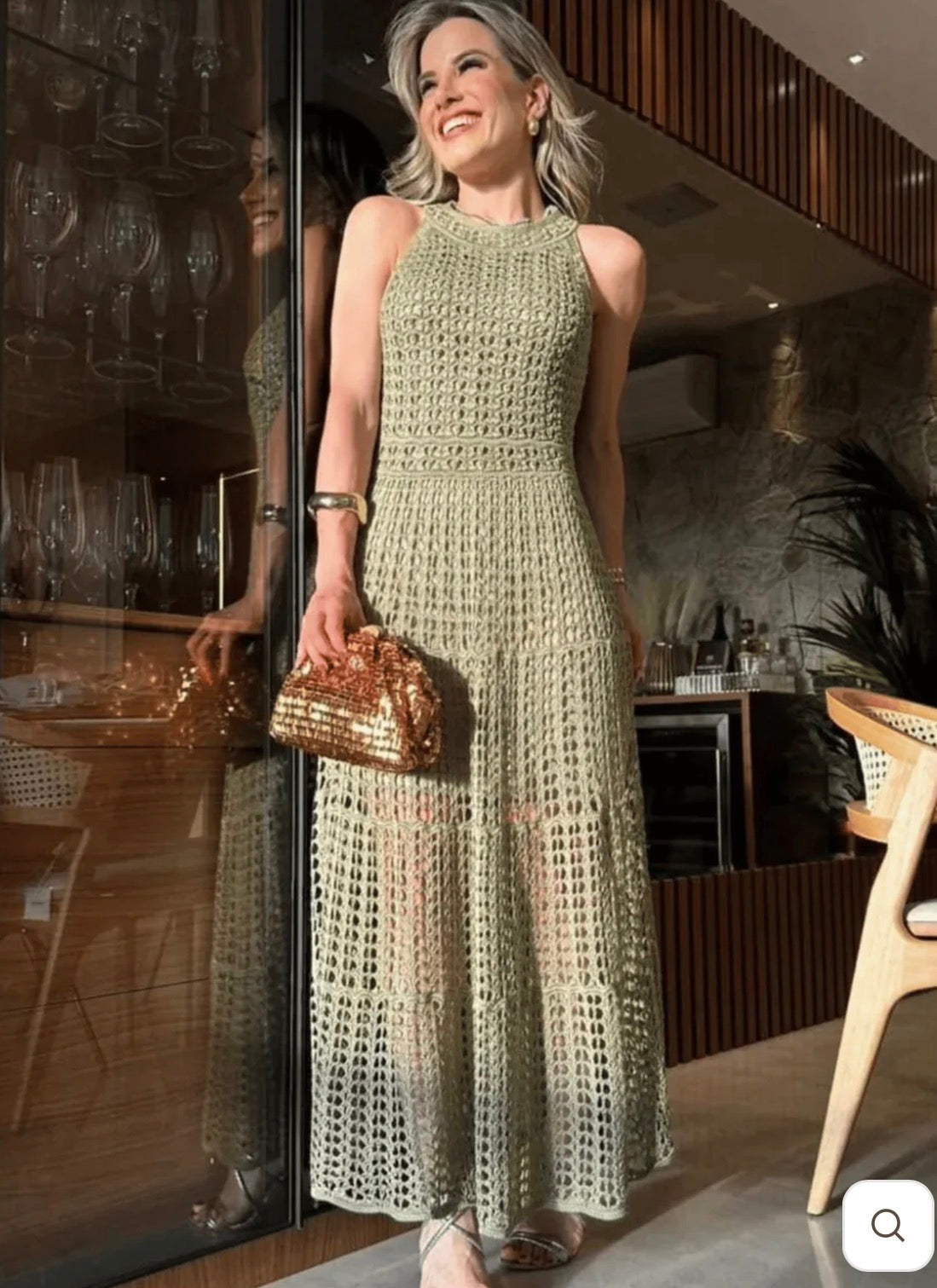 Savana Rendado Crochet Dress