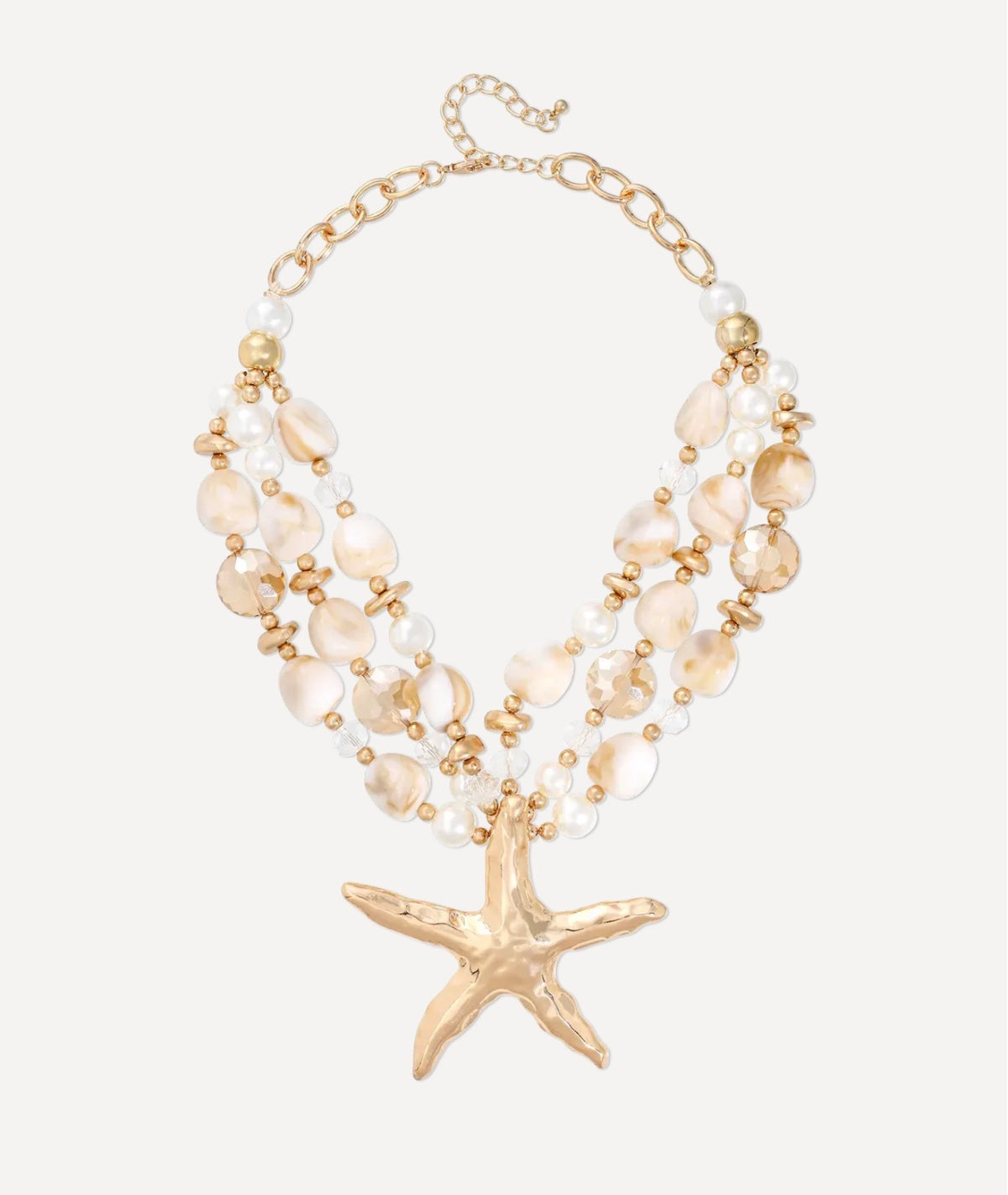 Coastal Starfish Statement Necklace
