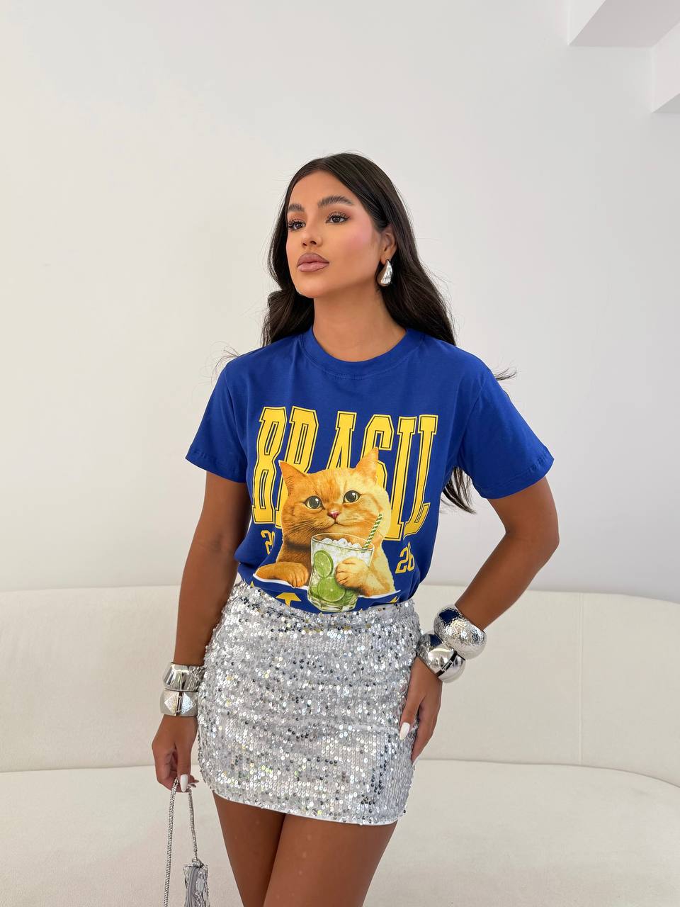 T-Shirts Brazil Cat Caipirinha