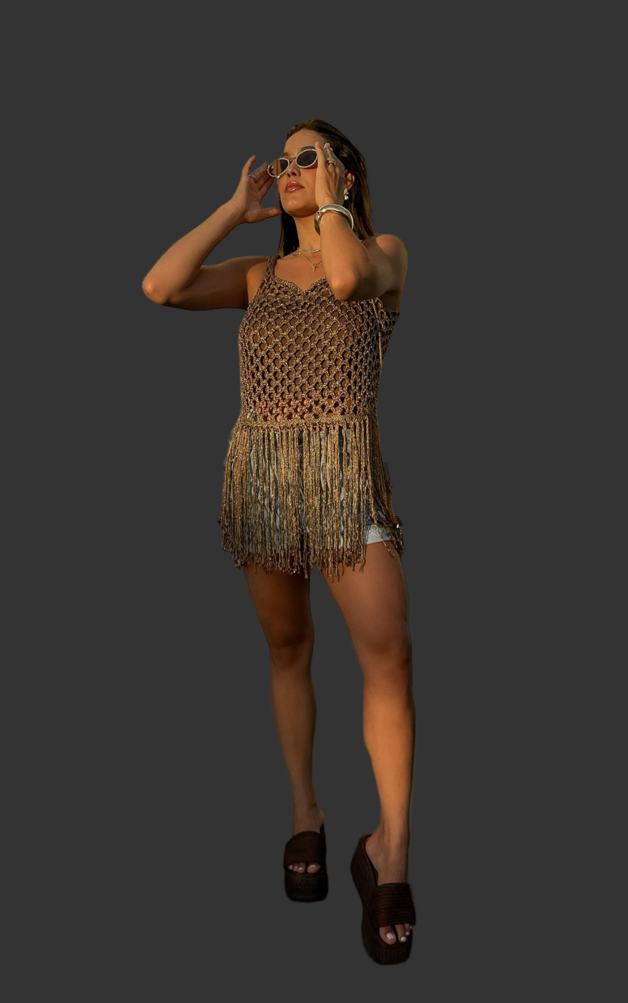 Tunic Metallic thread