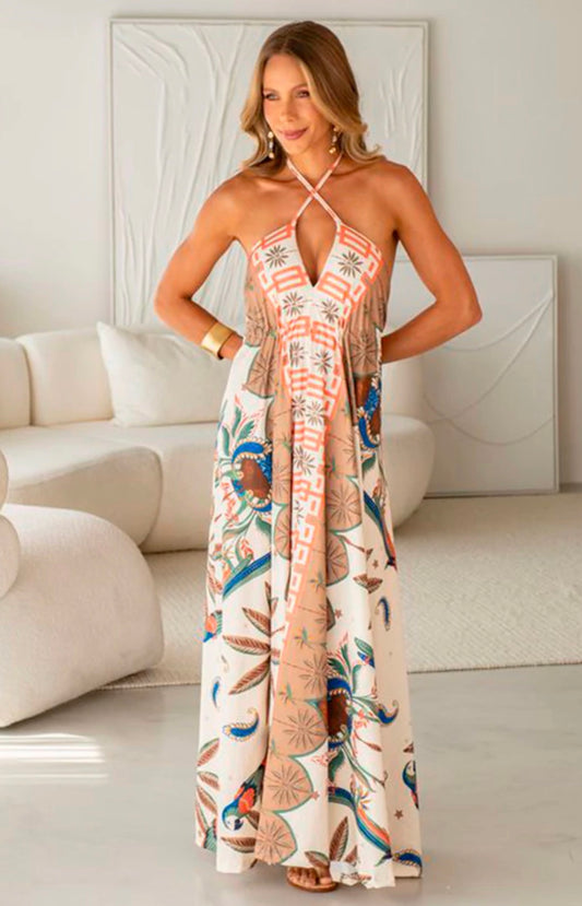 Bruna Jersey Long Dress