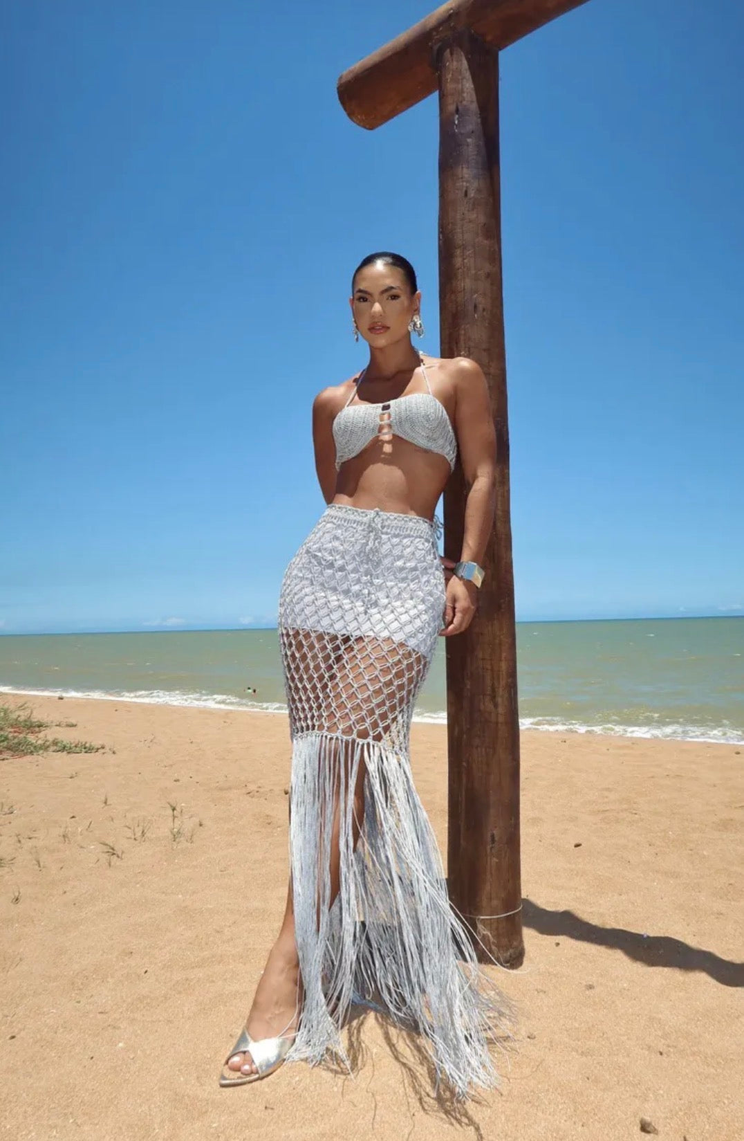 Ibiza Crochet Skirt Set