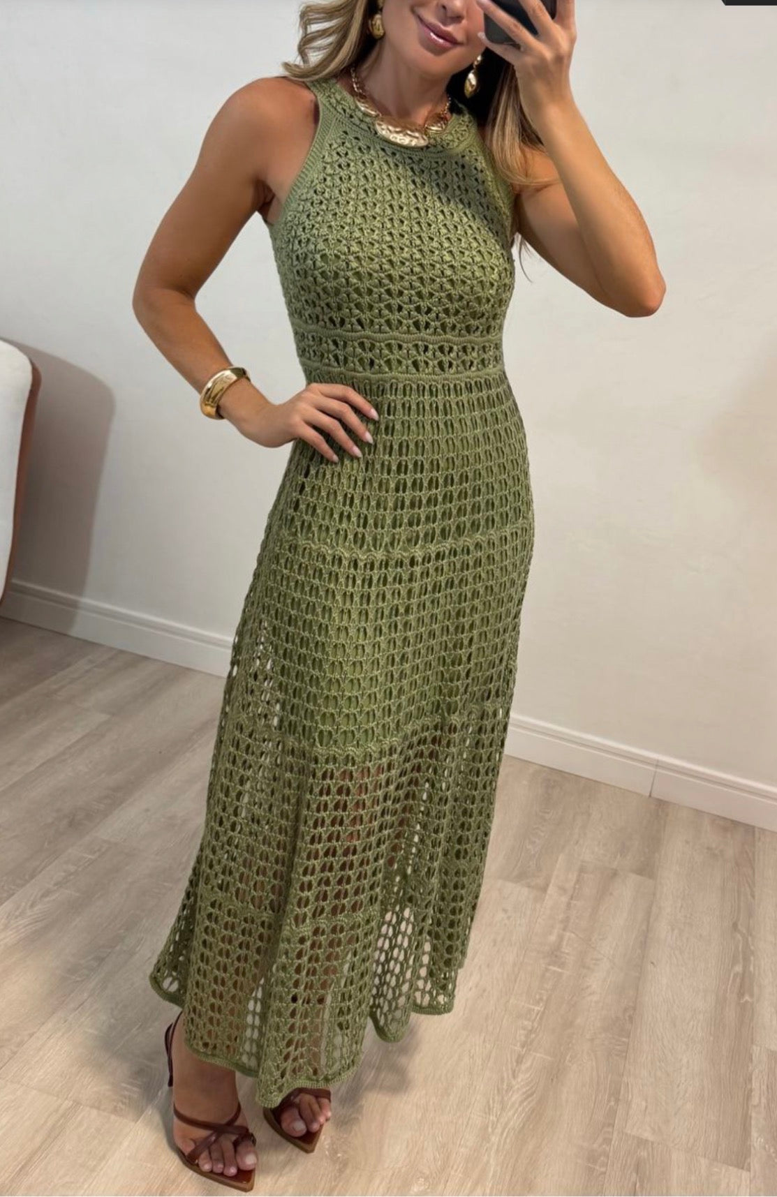 Savana Rendado Crochet Dress