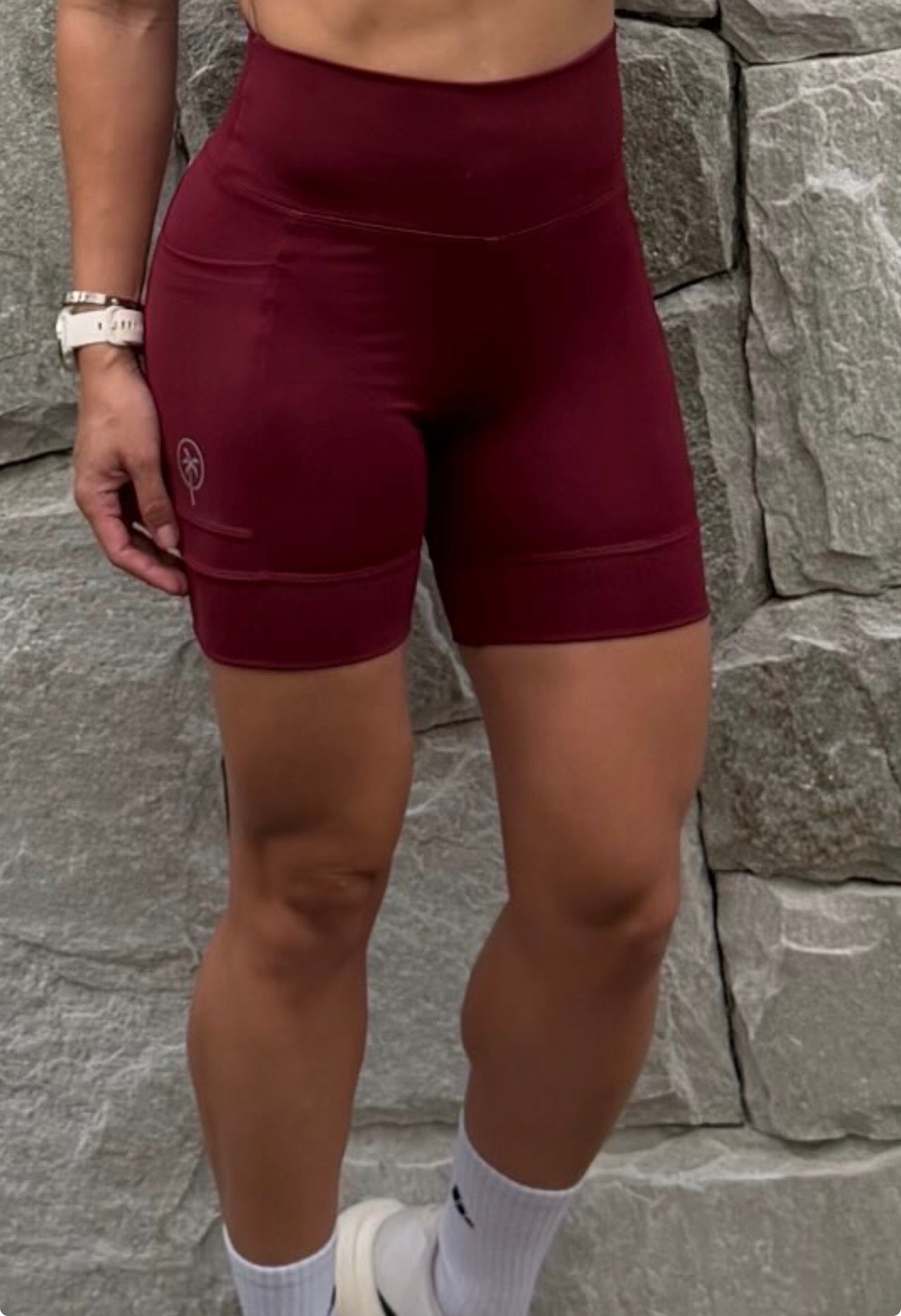 Elevate Your Performance Matching Workout Set Maroon