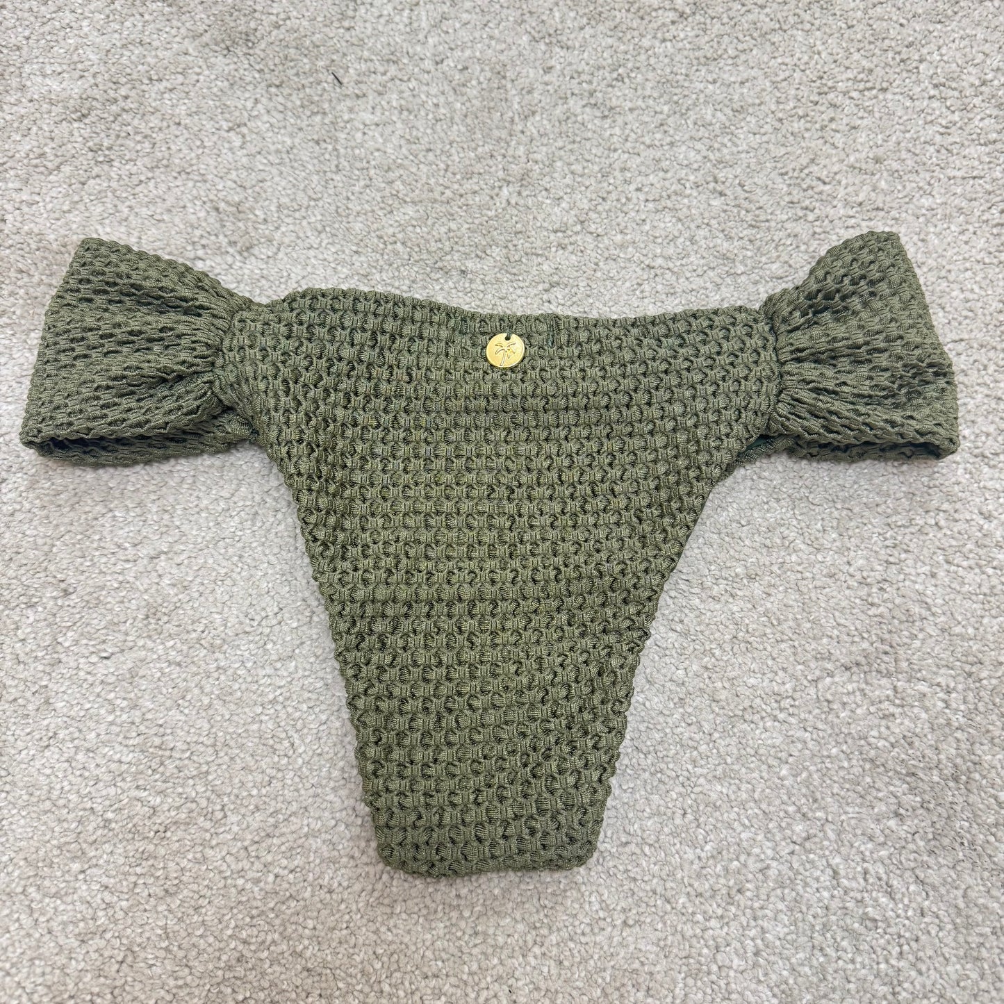 Draped Brazilian Swimsuit Set