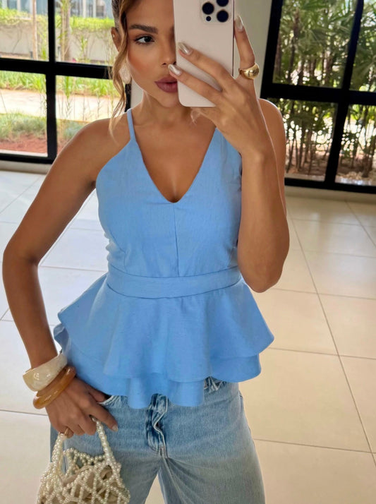 Dax Marrant Peplum Top