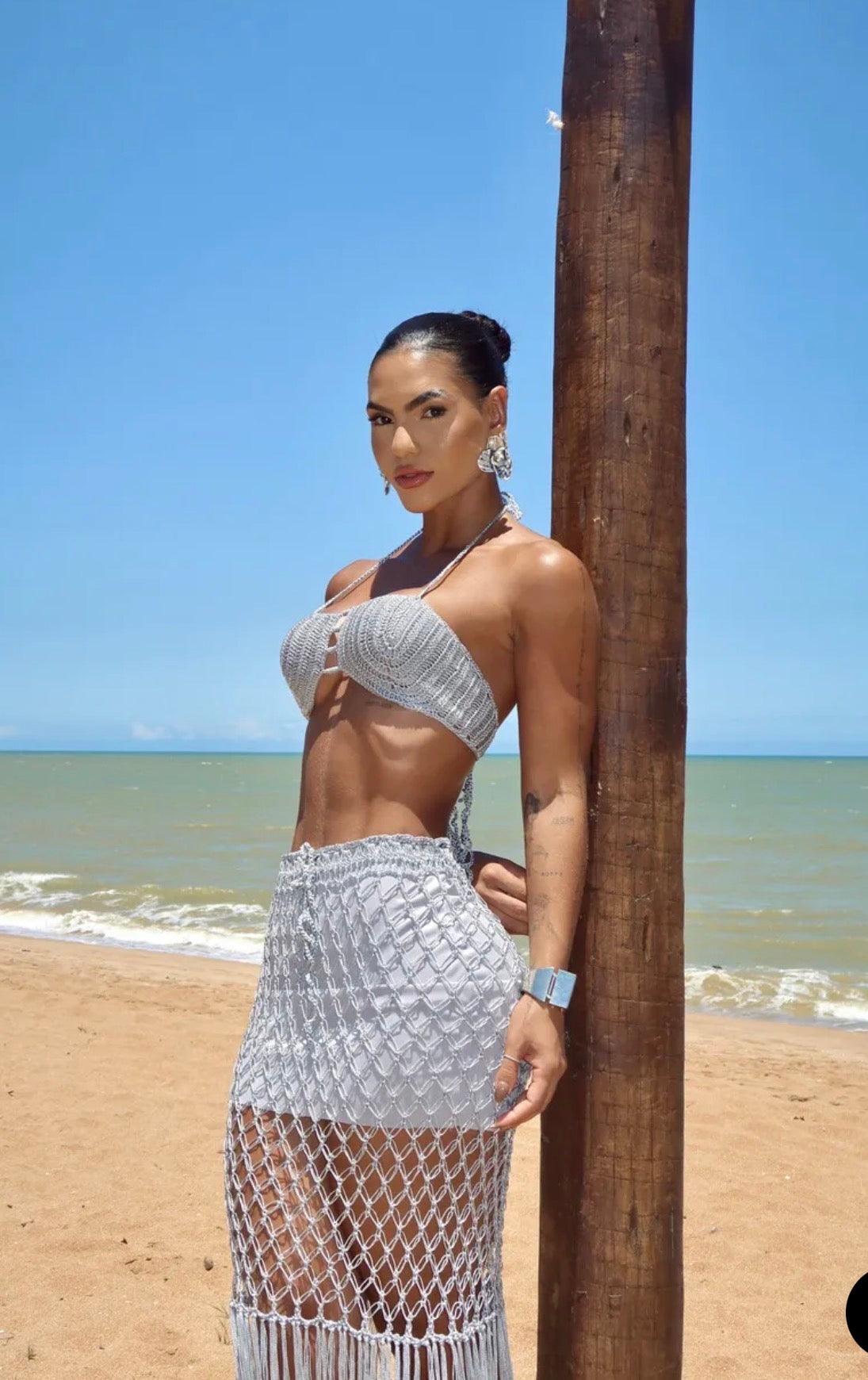 Ibiza Crochet Skirt Set