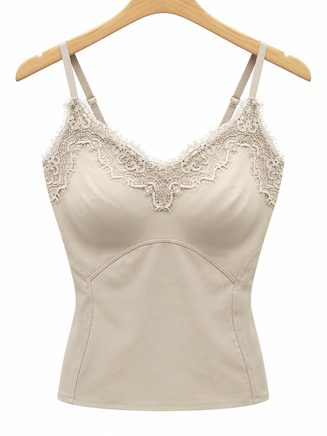 Lace-Trim Seamless Cami