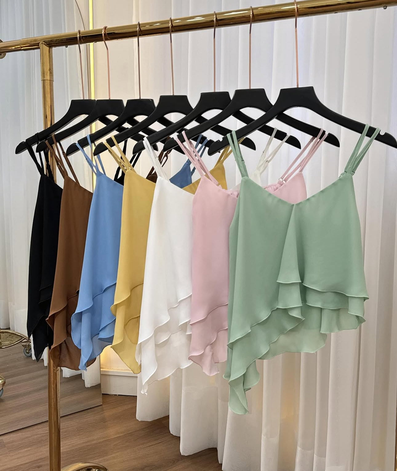 Asymmetrical Top with Double Straps + Premium