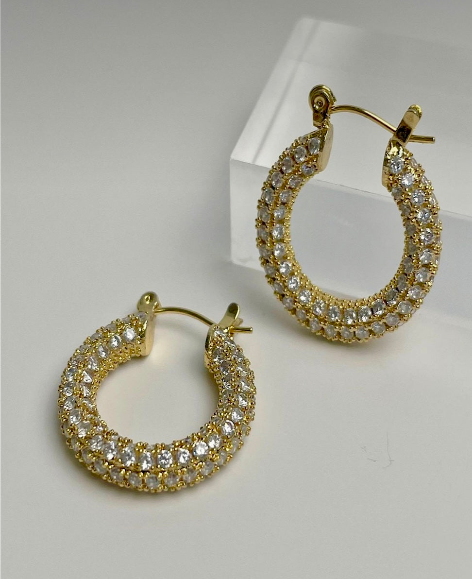 Verbena CZ Hoops