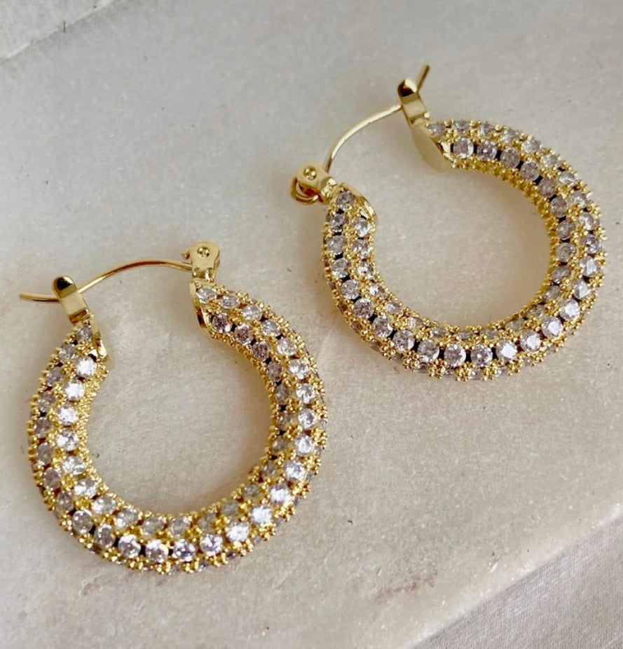 Verbena CZ Hoops