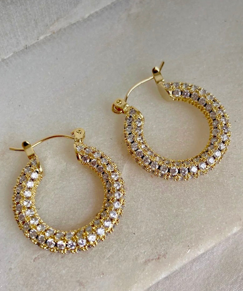 Verbena CZ Hoops