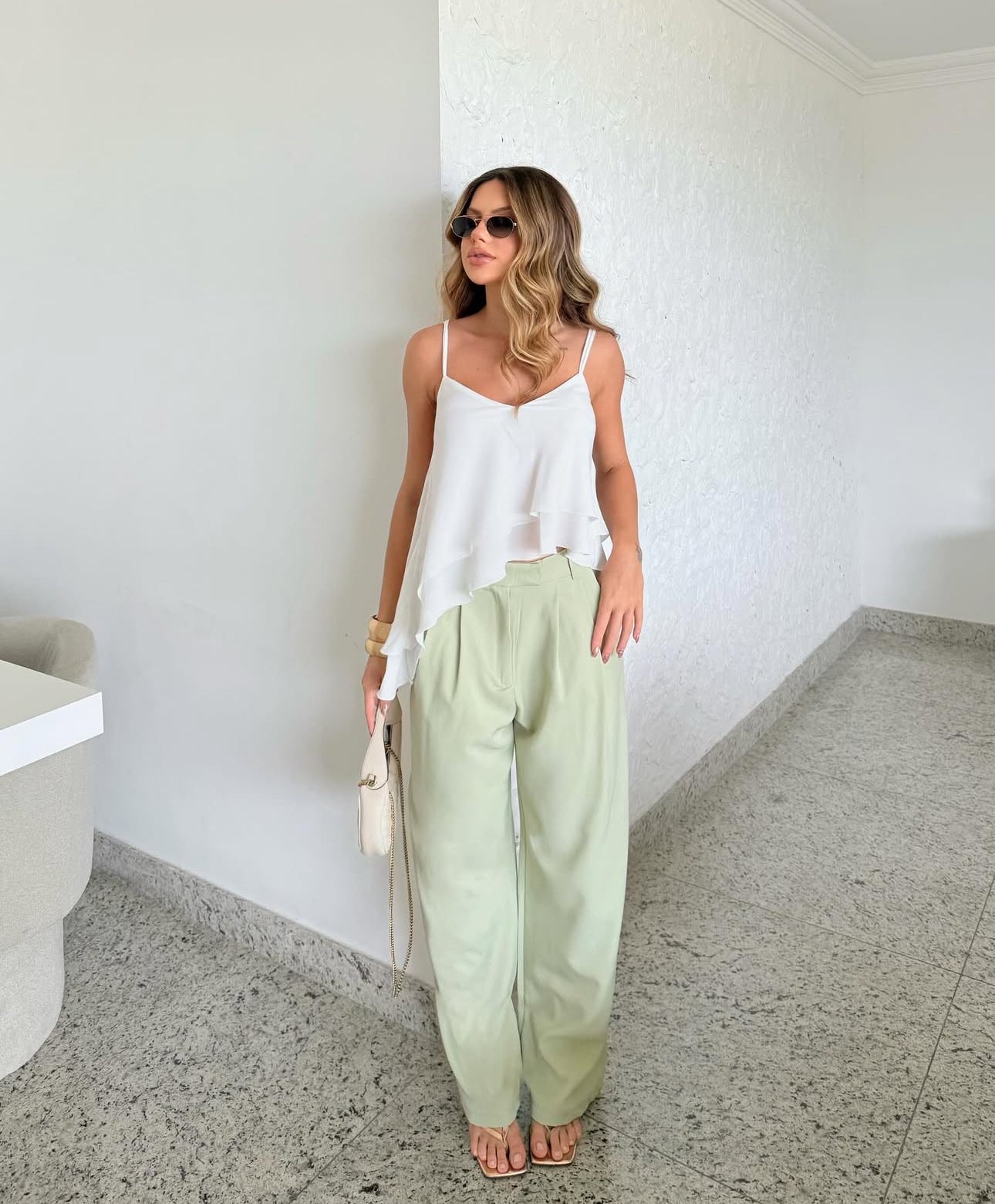 Asymmetrical Top with Double Straps + Premium