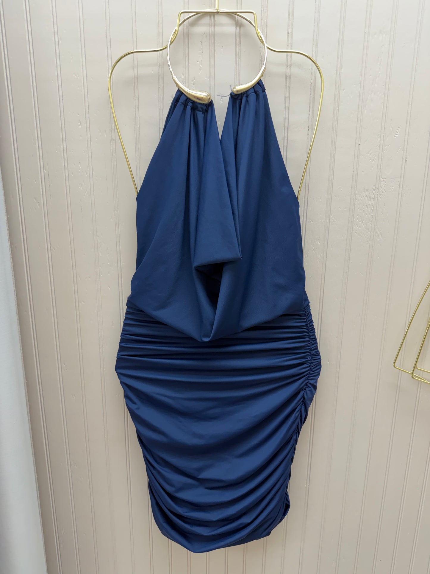 Sabrina Gold Chocker Mini Dress