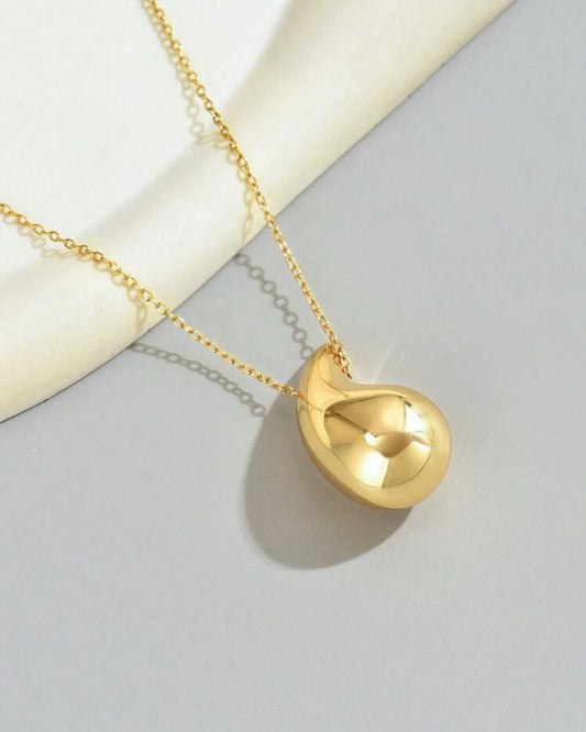 Teardrop Pendant Necklace For Women, Jewelry Accessory For Daily Wear