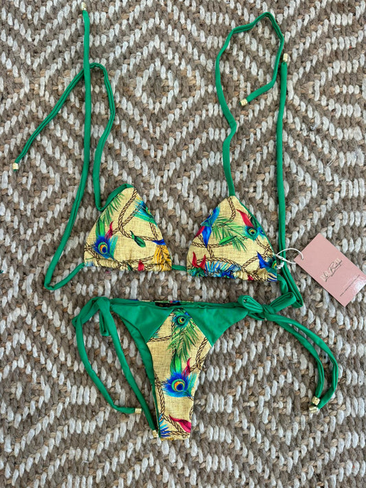 Tie triangle bikini