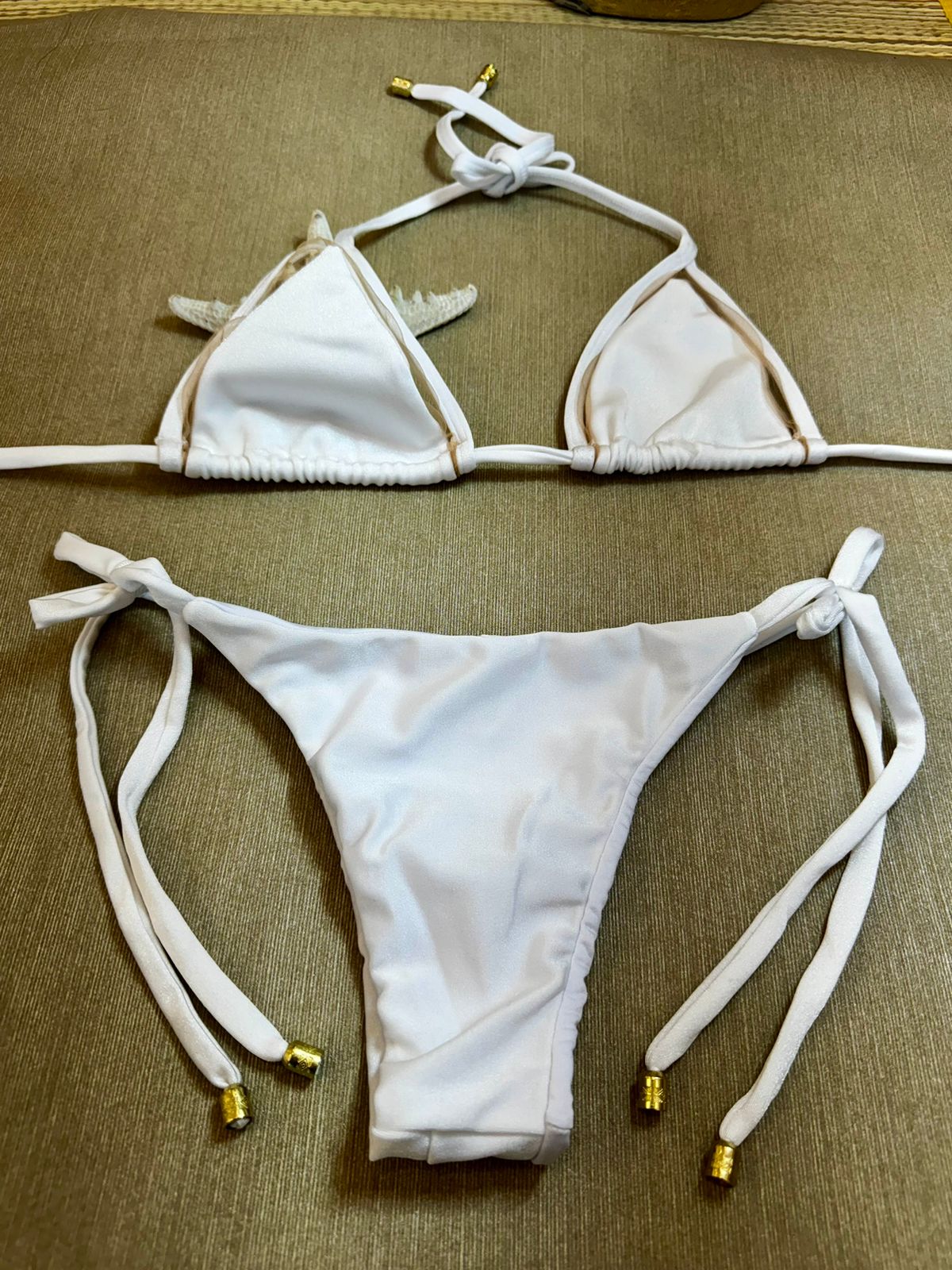 MESH TIE SIDE BRAZILIAN CUT BIKINI