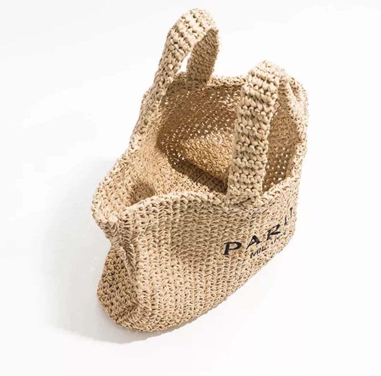 Beach Straw Bag Paris Milano