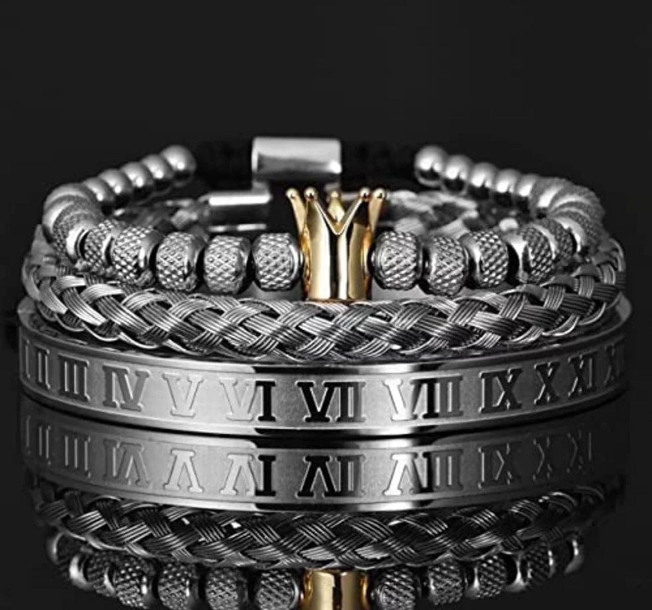 Roman Numeral Bangle bracelet