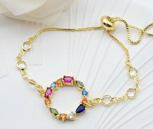 CZ RAIMBOW BRACELET