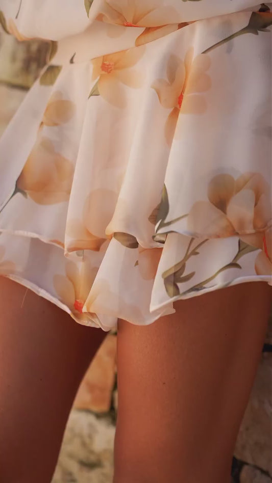 Louise Yellow Flower Dress