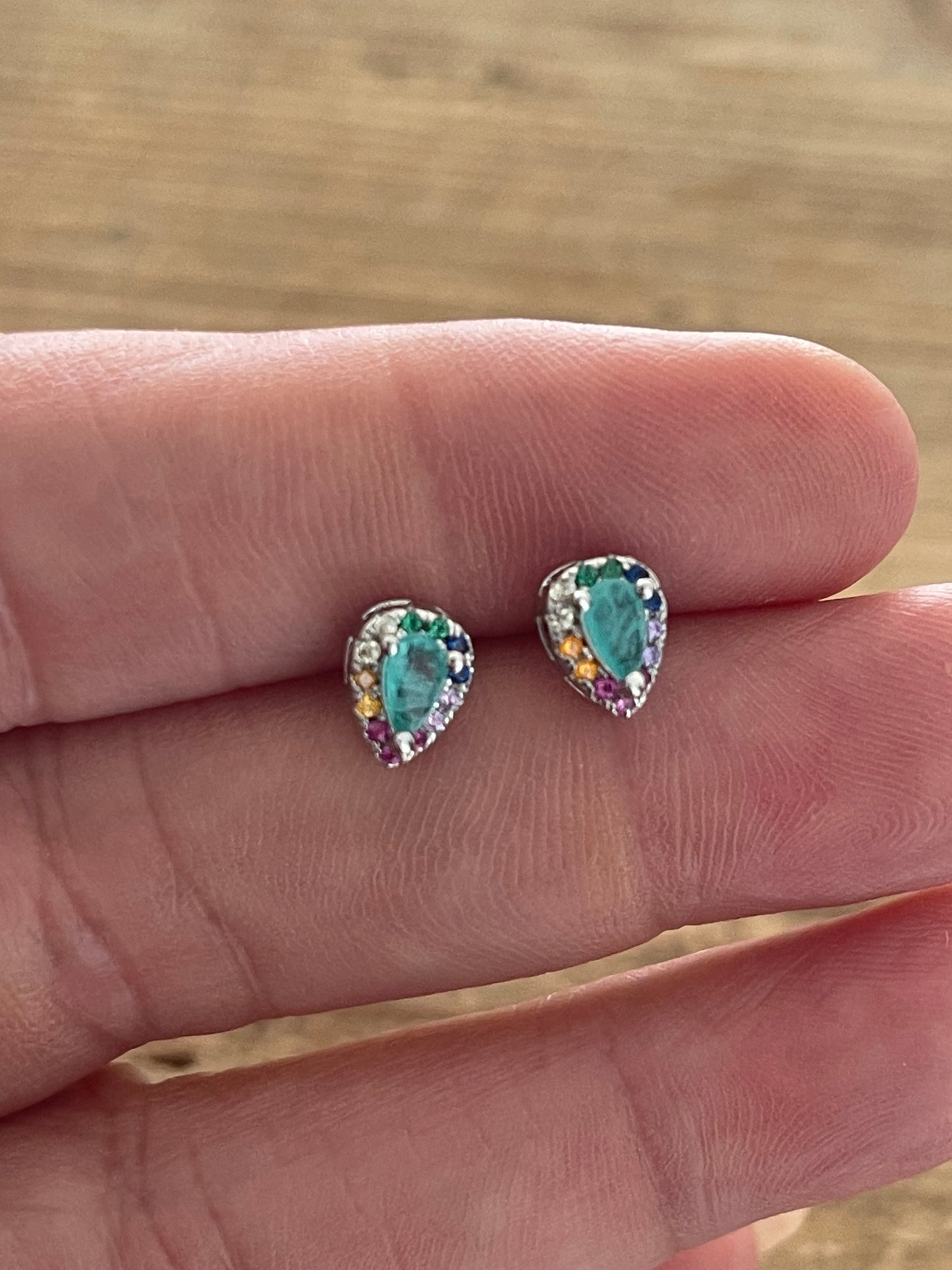 Earring With Paraiba Tourmaline