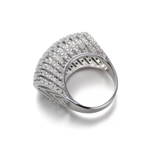 Full Zircon Pave ring