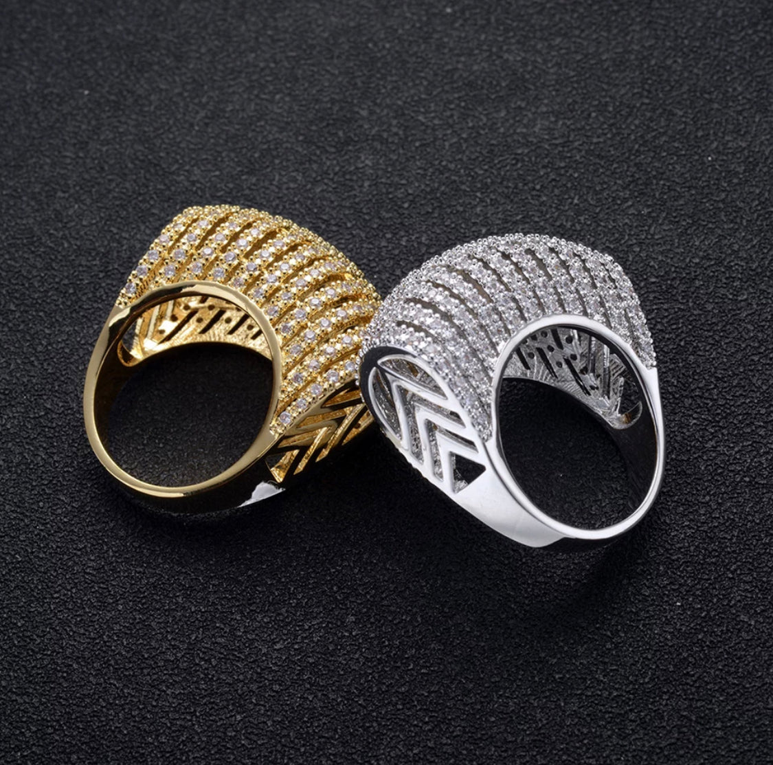 Full Zircon Pave ring