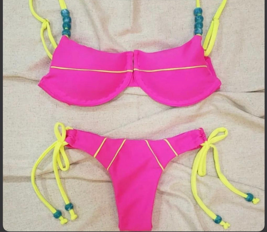 Underwire Bra Bikini Set